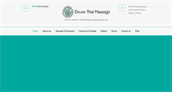 Desktop Screenshot of devonthaimassage.com